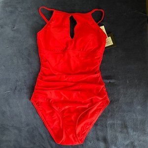 Red One-piece Bathing Suit